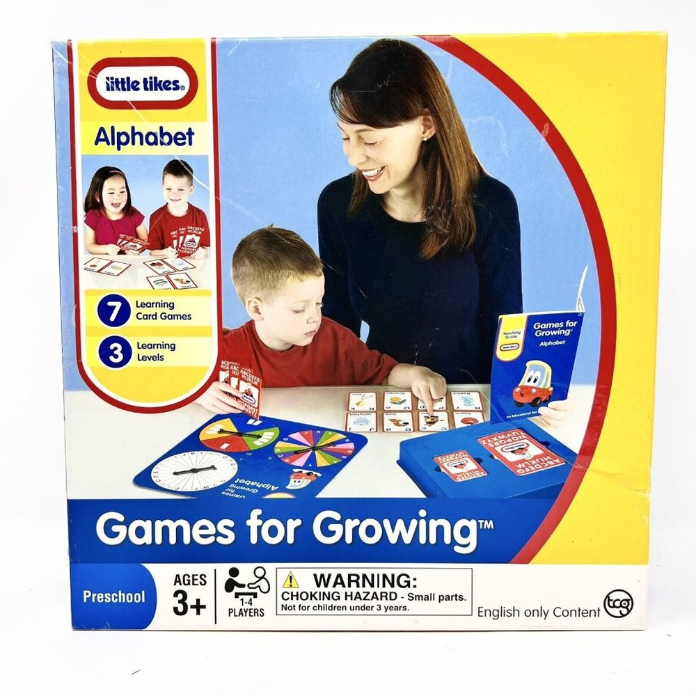 Little Tikes Alphabet Card Games For Growing Ages 3+ Preschool Fun Educational